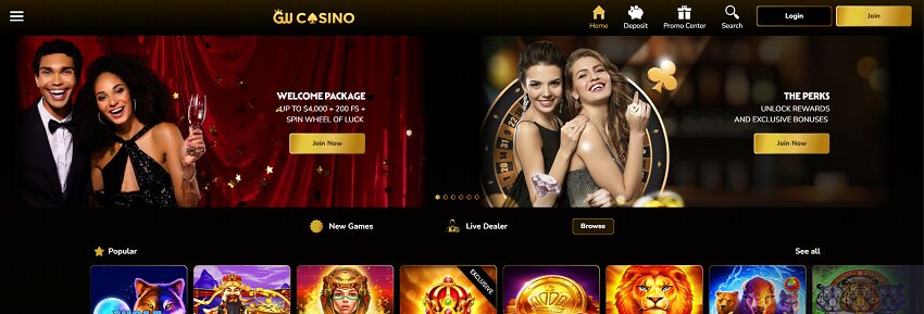 GW Casino Home Page