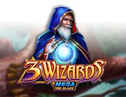 3 Wizards slot game logo