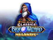 Blue Wizzard Fire Blaze Slot Game Logo