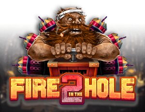 Fire in the Hole 2 Slot game logo.