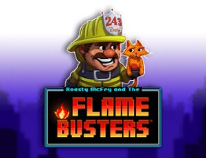 Flame Busters slot game logo