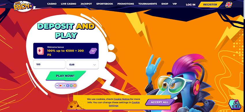 MrPacho Casino Home Page