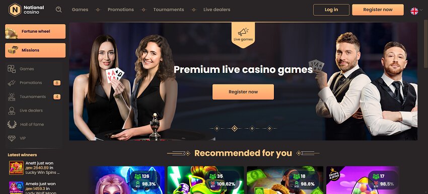 National Casino Home Page